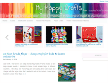 Tablet Screenshot of myhappycrafts.com